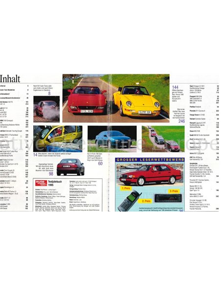 1995 AUTO MOTOR UND SPORT TESTJAHRBUCH DEUTSCH 