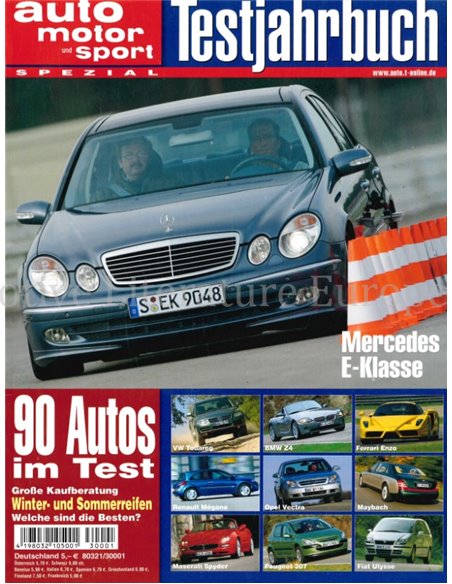 2003 AUTO MOTOR UND SPORT TESTJAHRBUCHDUITS 