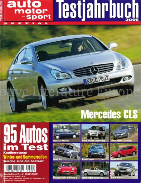 2005 AUTO MOTOR UND SPORT TESTJAHRBUCH DEUTSCH 