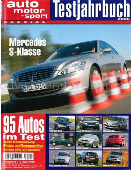 2006 AUTO MOTOR UND SPORT TESTJAHRBUCH DUITS 