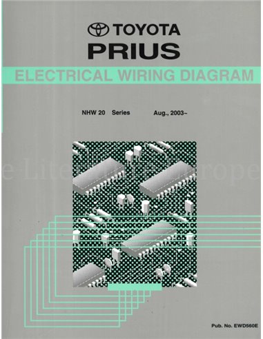 2003 TOYOTA PRIUS ELECTRISCHE SCHEMA WERKPLAATSHANDBOEK ENGELS