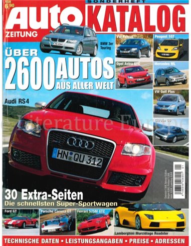 2005 AUTO ZEITUNG KATALOG DEUTSCH 