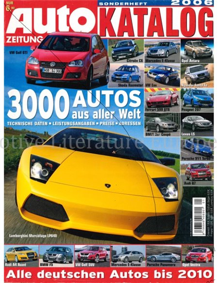 2006 AUTO ZEITUNG KATALOG DEUTSCH 