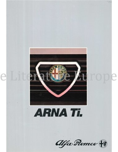 1984 ALFA ROMEO ARNA TI BROCHURE GERMAN