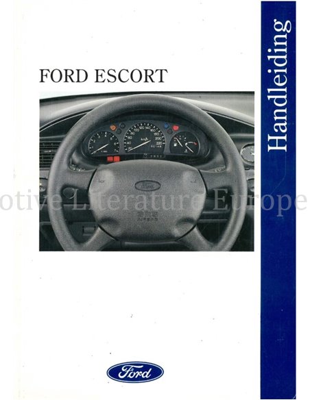 1996 FORD ESCORT INSTRUCTIEBOEKJE NEDERLANDS