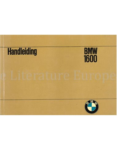 1966 BMW 1600 BETRIEBSANLEITUNG NIEDERLÄNDISCH