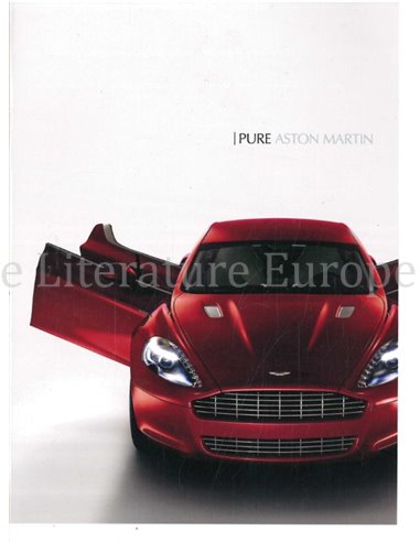 2010 ASTON MARTIN RANGE MEDIA BROCHURE ENGLISH