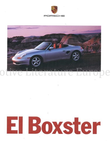 1997 PORSCHE BOXSTER BROCHURE SPAANS