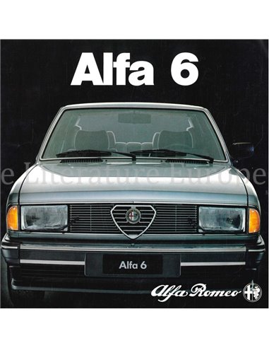 1983 ALFA ROMEO 6 PROSPEKT DEUTSCH