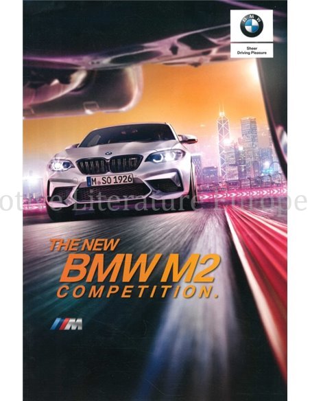 2019 BMW M2 COMPETITION PROSPEKT ENGLISCH