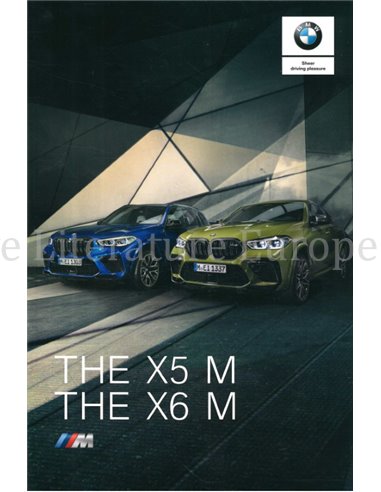 2019 BMW X5 M | X6 M BROCHURE ENGELS