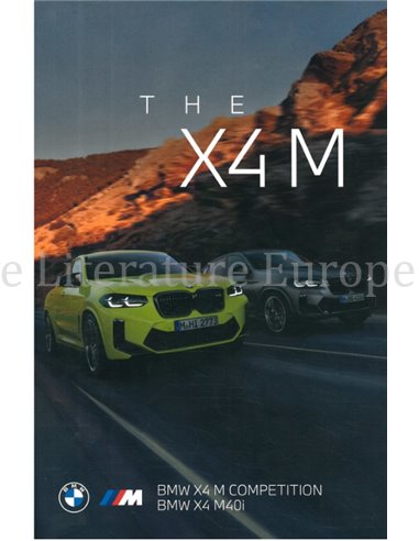 2021 BMW X4 M BROCHURE ENGLISH