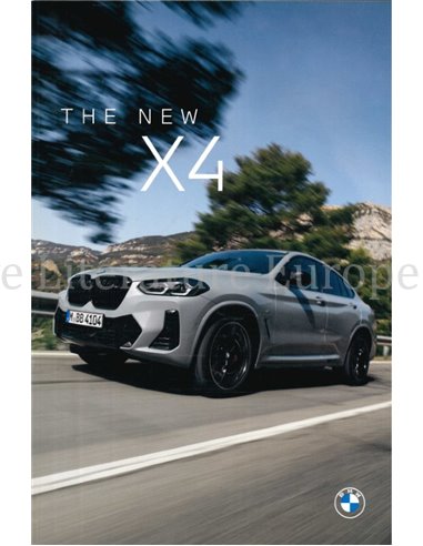 2021 BMW X4 PROSPEKT NIEDERLÄNDISCH