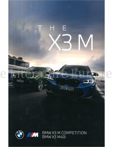 2021 BMW X3 M BROCHURE ENGLISH