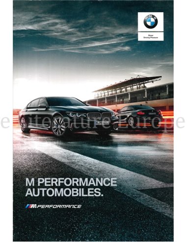 2017 BMW M PROGRAMMA BROCHURE ENGELS