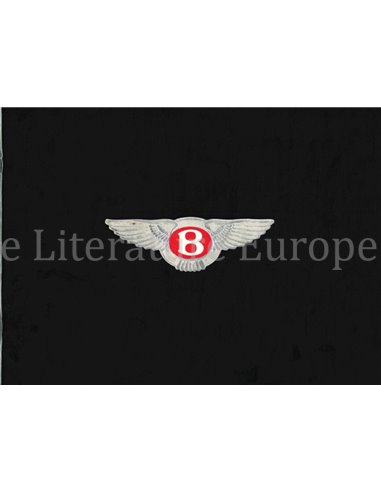 1988 BENTLEY PROGRAMMA BROCHURE ENGELS