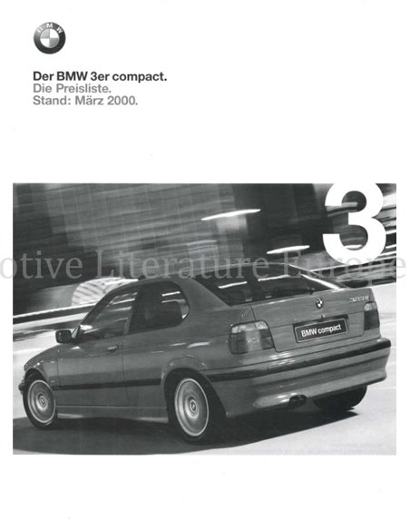 SEVERAL BMW PRICELISTS GERMAN