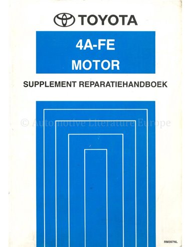 1994 TOYOTA CARINA 4A-FE WERKSTATTHANDBUCH NIEDERLÄNDISCH