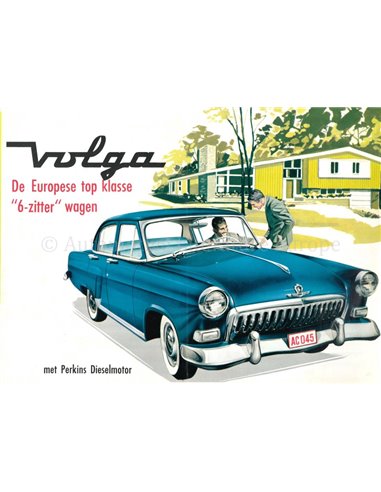 1961 GAZ M21 VOLGA BROCHURE DUTCH