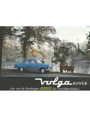 1961 GAZ M21 VOLGA BROCHURE DUTCH