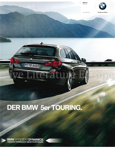 2016 BMW 5 SERIE TOURING BROCHURE DUITS