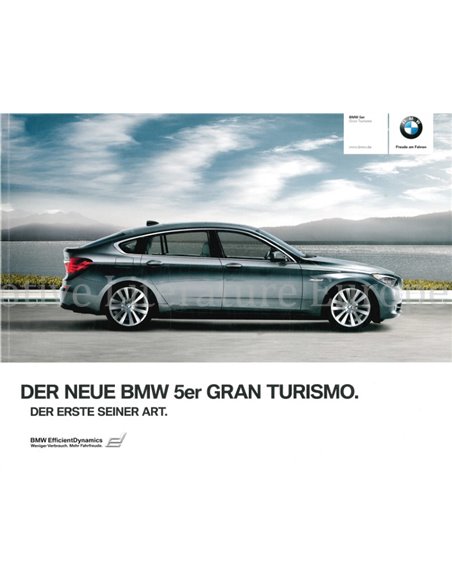 2010 BMW 5 SERIE GRAN TURISMO BROCHURE DUITS