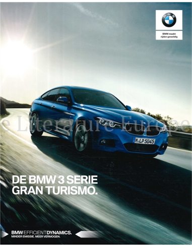 2018 BMW 3 SERIES GRAN TURISMO BROCHURE DUTCH