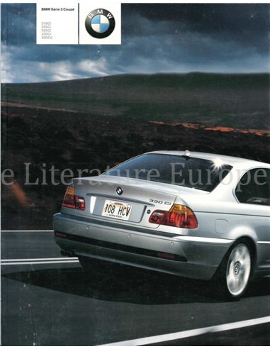 2003 BMW 3 SERIES COUPÉ BROCHURE FRENCH