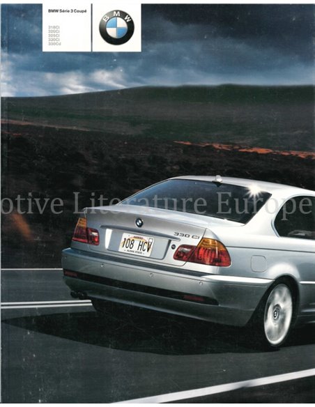 2003 BMW 3 SERIE COUPÉ BROCHURE FRANS