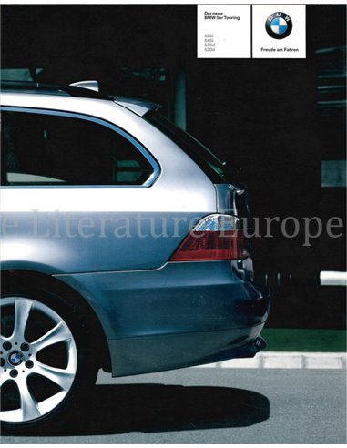 2004 BMW 5 SERIE TOURING BROCHURE DUITS