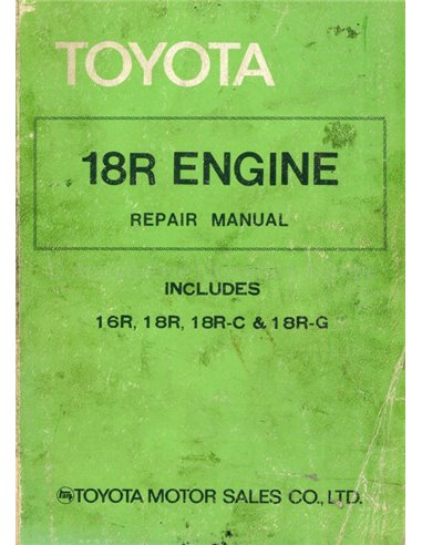 1975 TOYOTA ENGINE WORKSHOP MANUAL ENGLISH