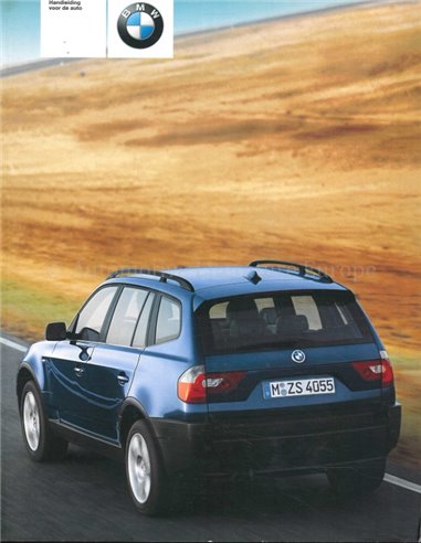 2003 BMW X3 INSTRUCTIEBOEKJE NEDERLANDS