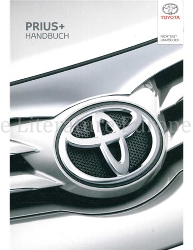 2016 TOYOTA PRIUS PLUS OWNERS MANUAL GERMAN