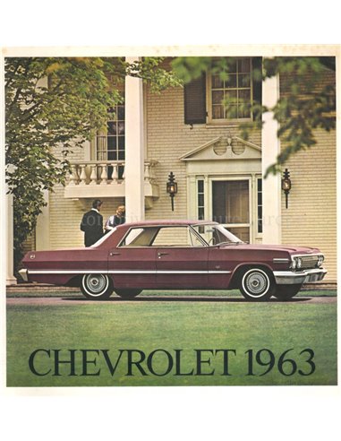 1963 CHEVROLET PROGRAMMA BROCHURE NEDERLANDS