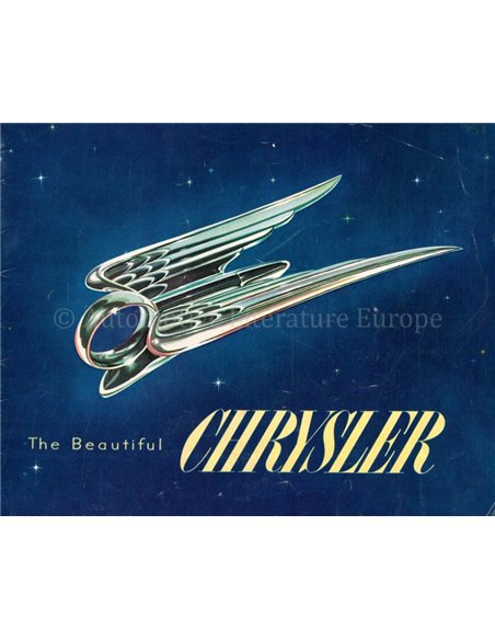 1951 CHRYSLER PROGRAMMA BROCHURE ENGELS (USA)