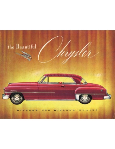 1952 CHRYSLER WINDSOR BROCHURE ENGELS (USA)