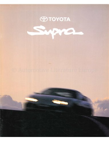 1994 TOYOTA SUPRA PROSPEKT NIEDERLÄNDISCH