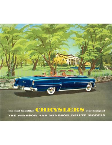 1953 CHRYSLER WINDSOR BROCHURE ENGELS (USA)