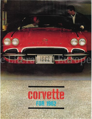 1962 CHEVROLET CORVETTE BROCHURE ENGELS (USA)