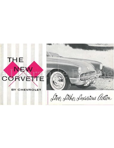 1956 CHEVROLET CORVETTE BROCHURE ENGELS (USA)