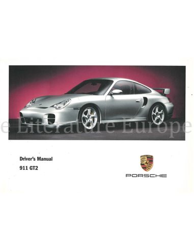 2003 PORSCHE 911 GT2 OWNERS MANUAL ENGLISH