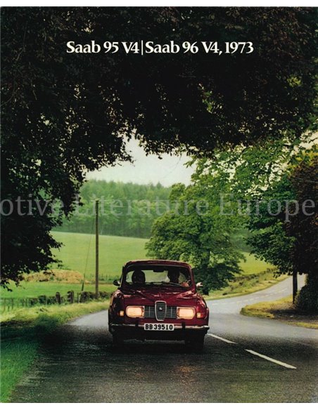 1973 SAAB 95 | 96 V4 BROCHURE DUTCH