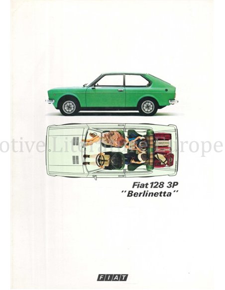 1975 FIAT 128 3P BERLINETTA BROCHURE DUTCH