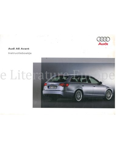 2006 AUDI A6 AVANT BETRIEBSANLEITUNG NIEDERLÄNDISCH