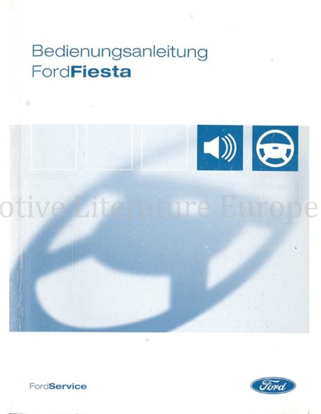 2004 FORD FIESTA OWNERS MANUAL GERMAN