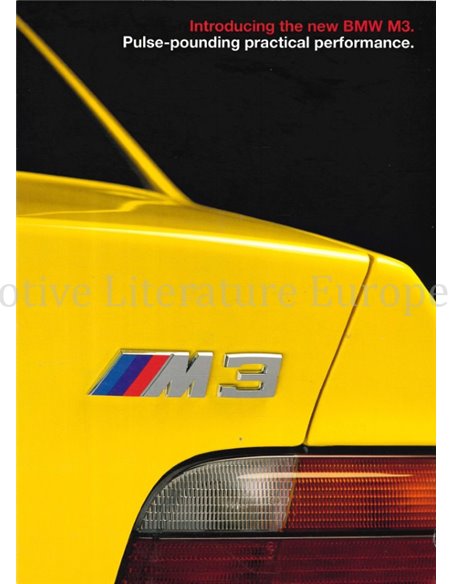 1994 BMW M3 COUPE BROCHURE ENGELS (USA)