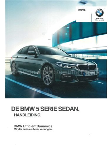 2017 BMW 5 SERIES SALOON OWNERS MANUAL DUTCH