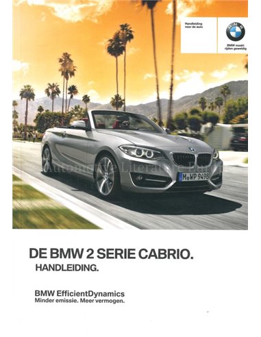 2015 BMW 2 SERIE CABRIOLET INSTRUCTIEBOEKJE NEDERLANDS