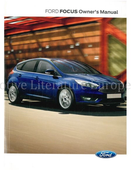 2017 FORD FOCUS OWNERS MANUAL ENGLISH