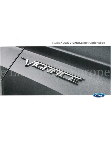 2019 FORD KUGA VIGNALE OWNERS MANUAL DANISH